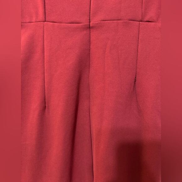 Lulus NWT Classic Glam Burgundy Off the Shoulder Bodycon Dress L - Picture 9 of 9